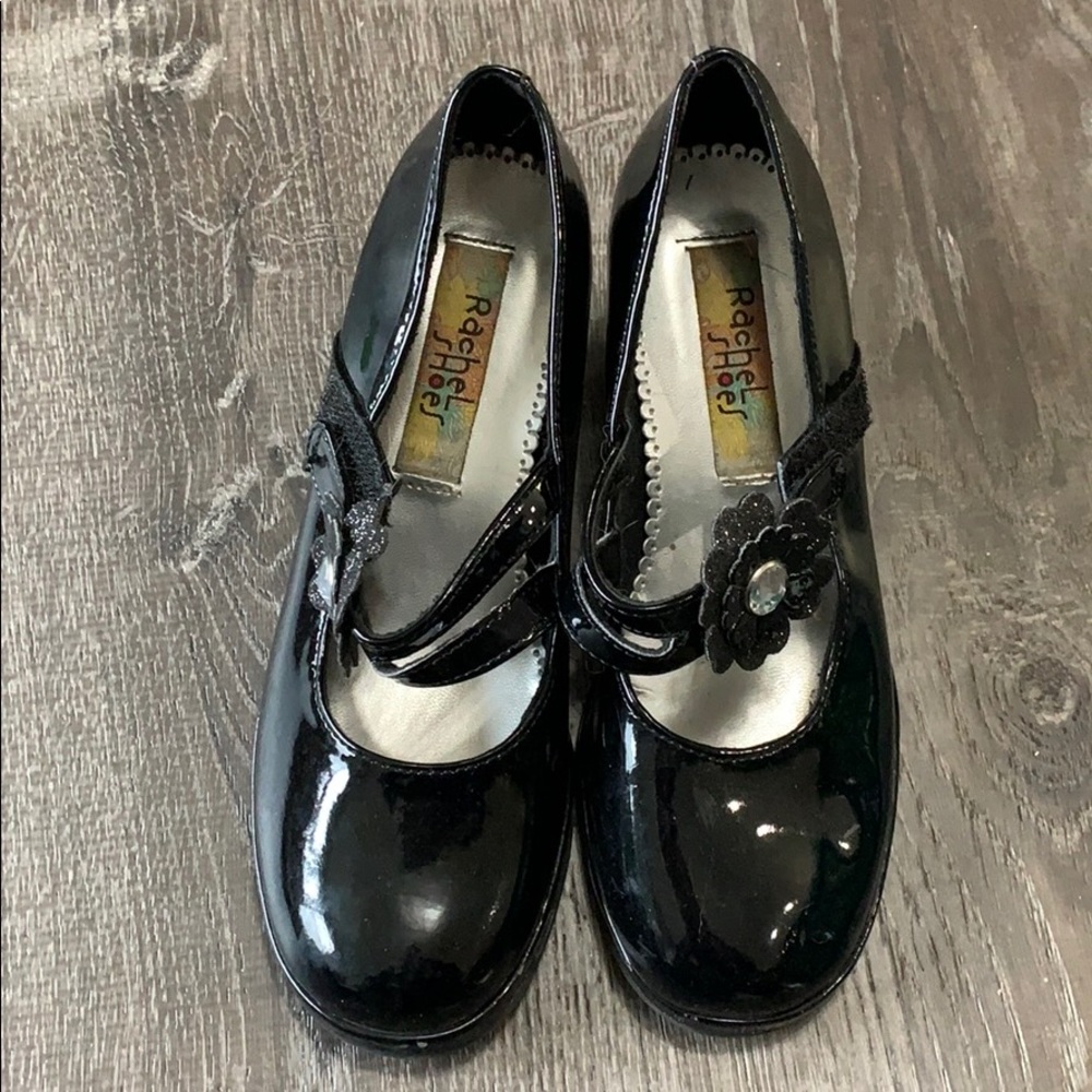 Black dress shoes with heels